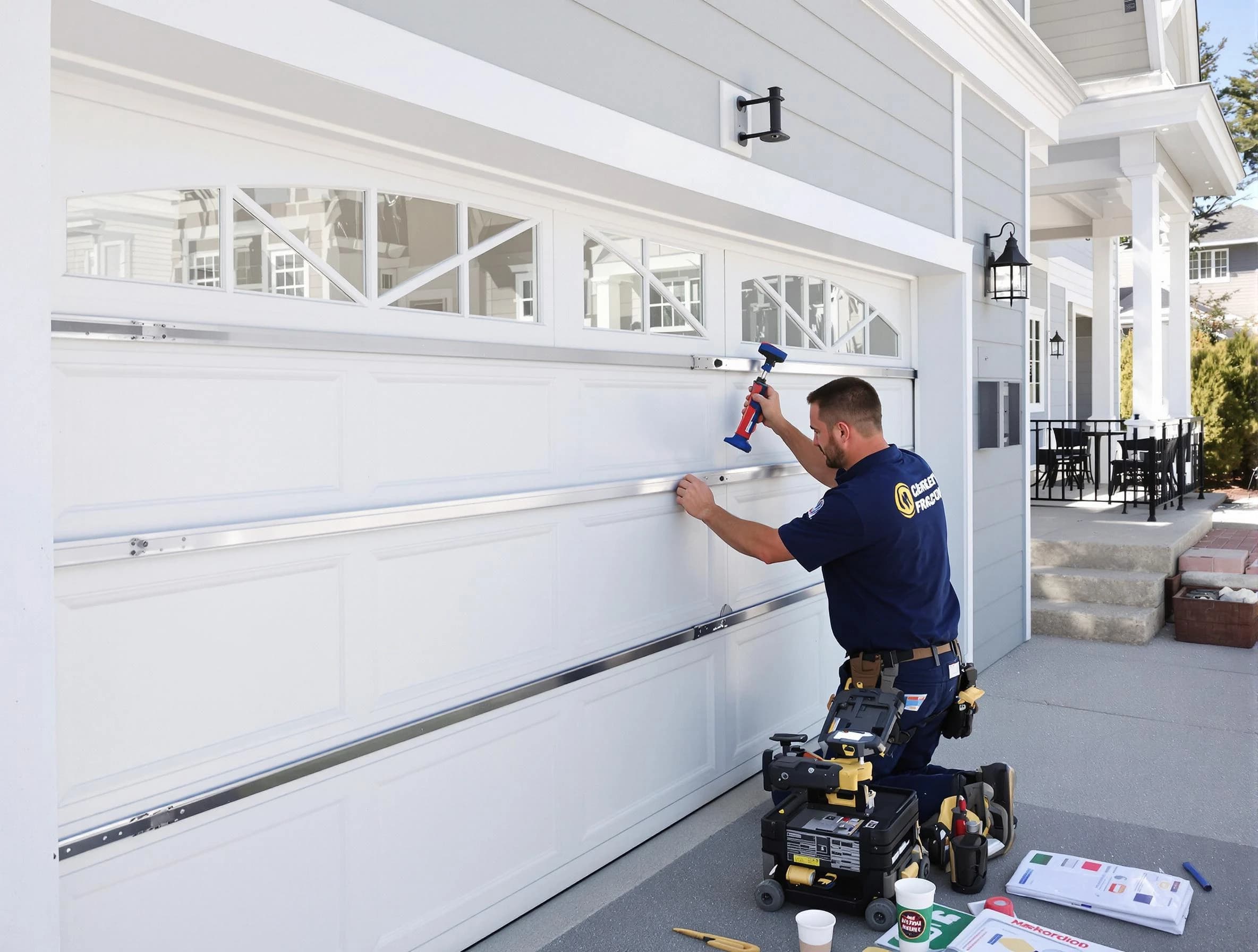 Professional garage door installation by Belen Garage Door Repair in Belen