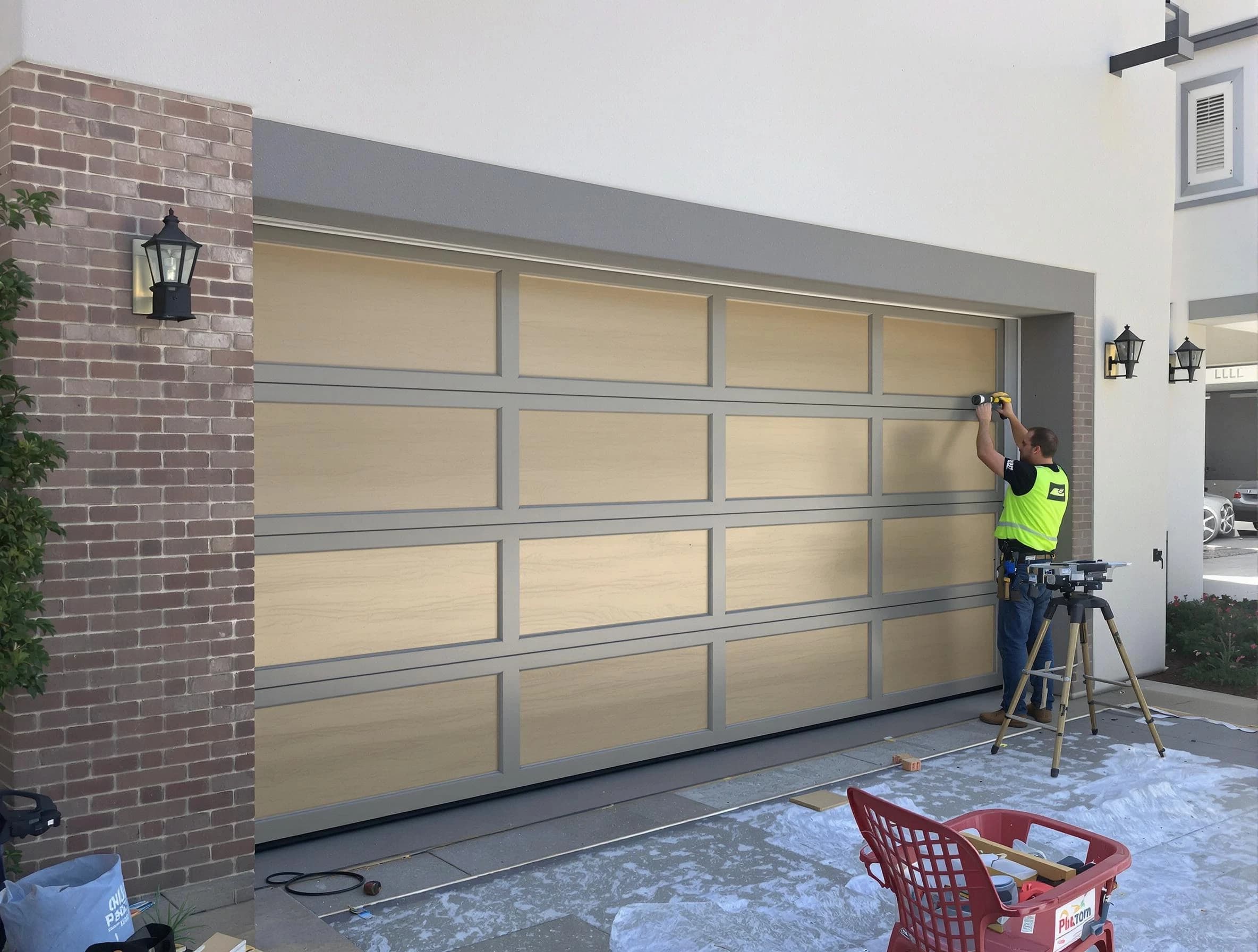 Garage door replacement service by Belen Garage Door Repair in Belen