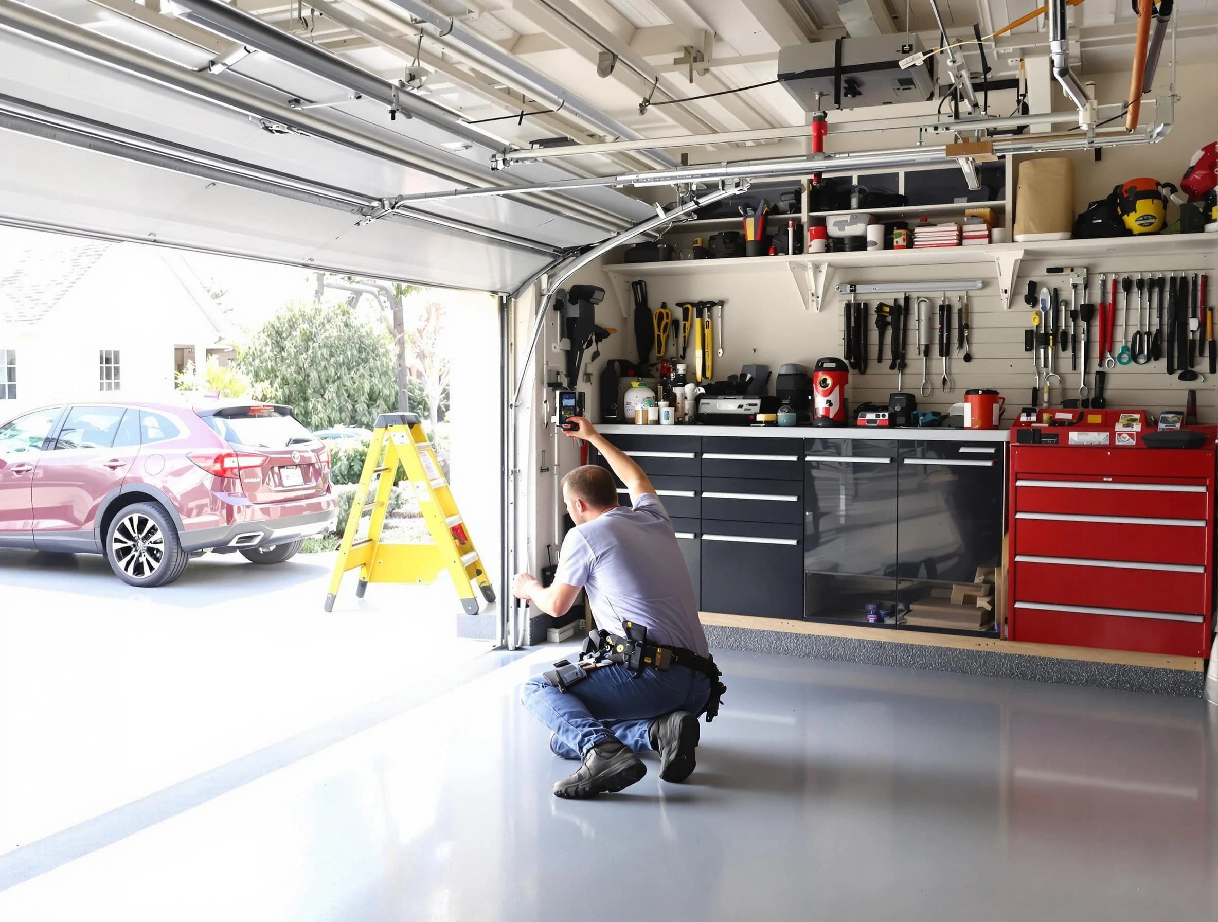 Local garage door repair service by Belen Garage Door Repair in Belen