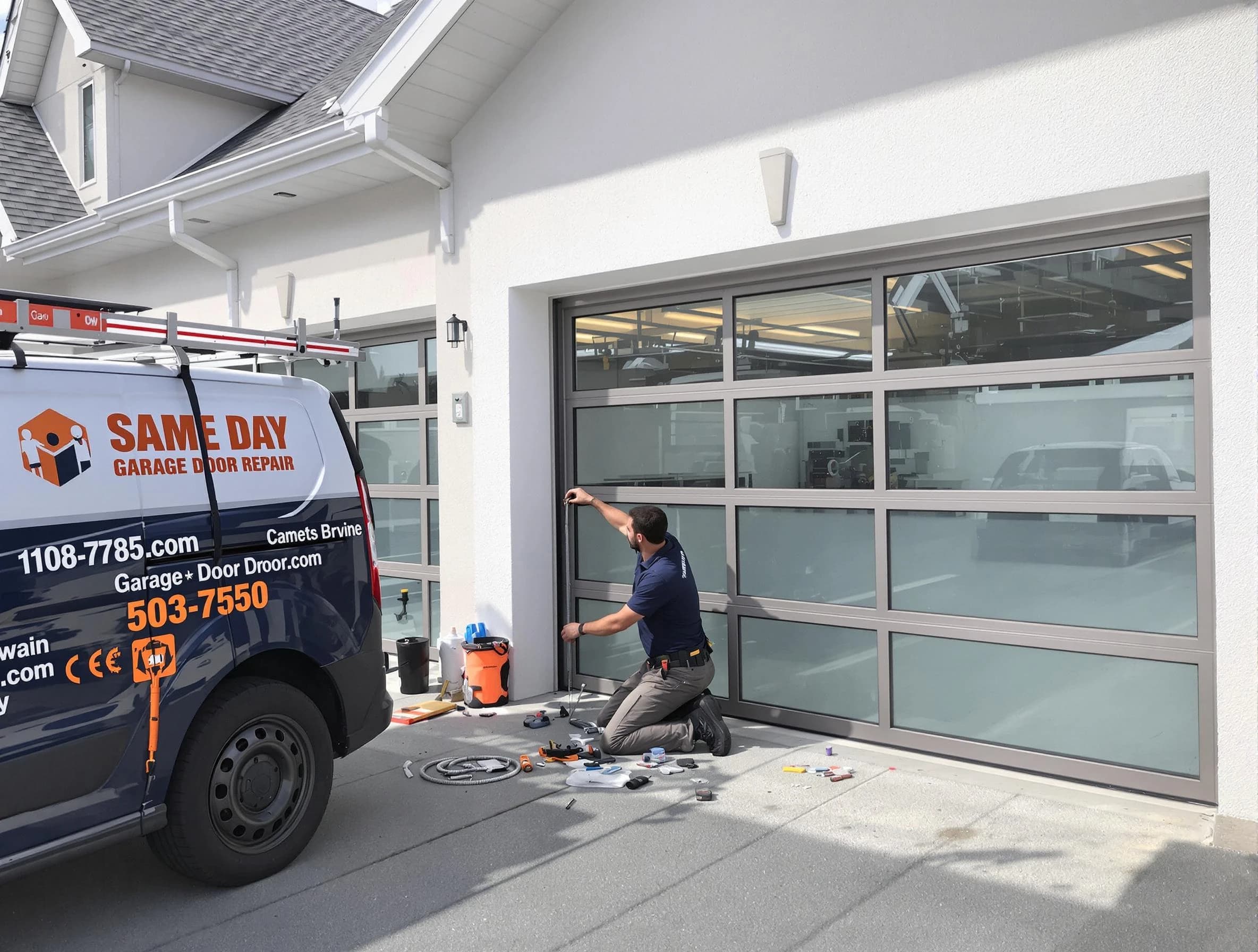 Same-day garage door repair service by Belen Garage Door Repair in Belen