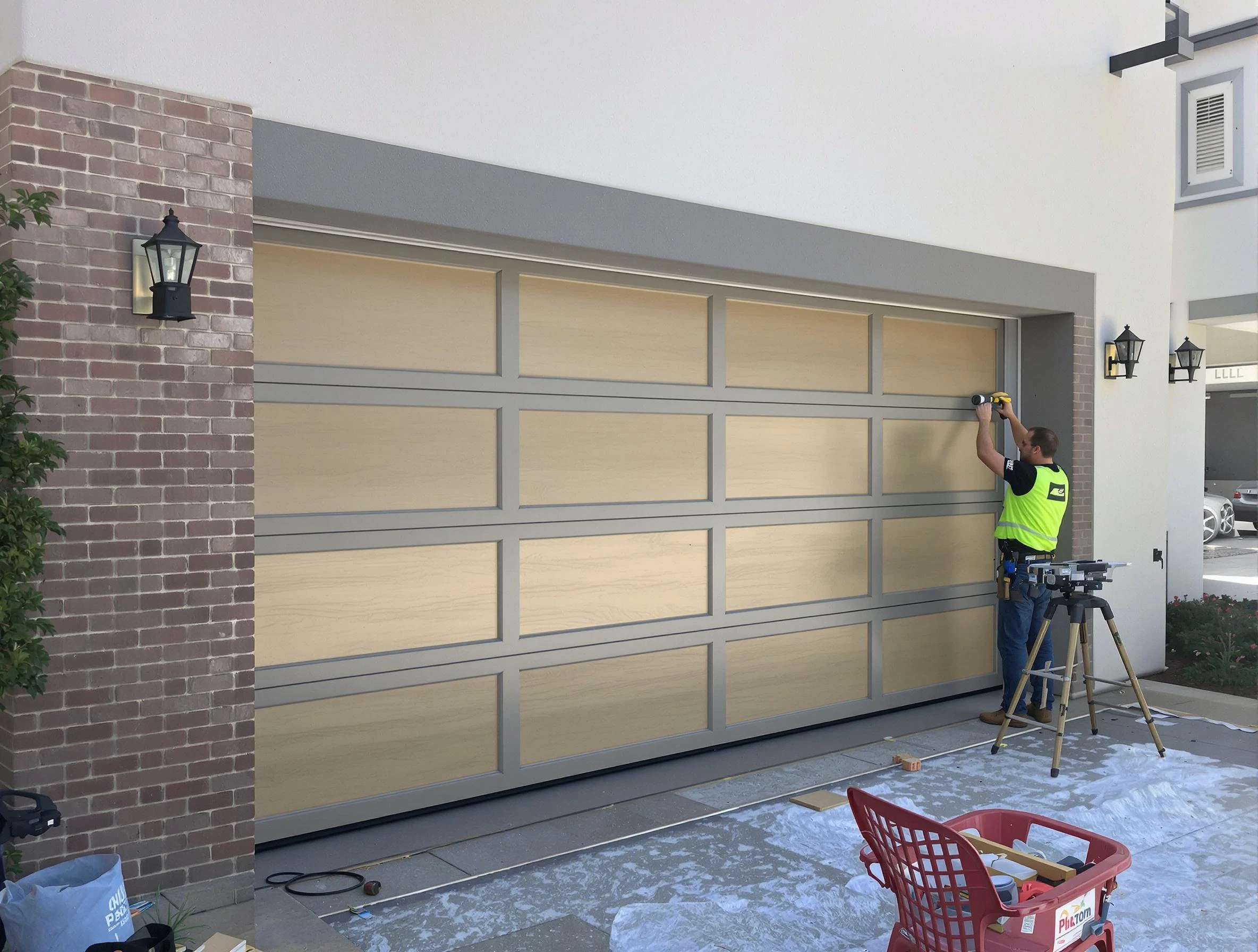 Garage door replacement service by Belen Garage Door Repair in Belen