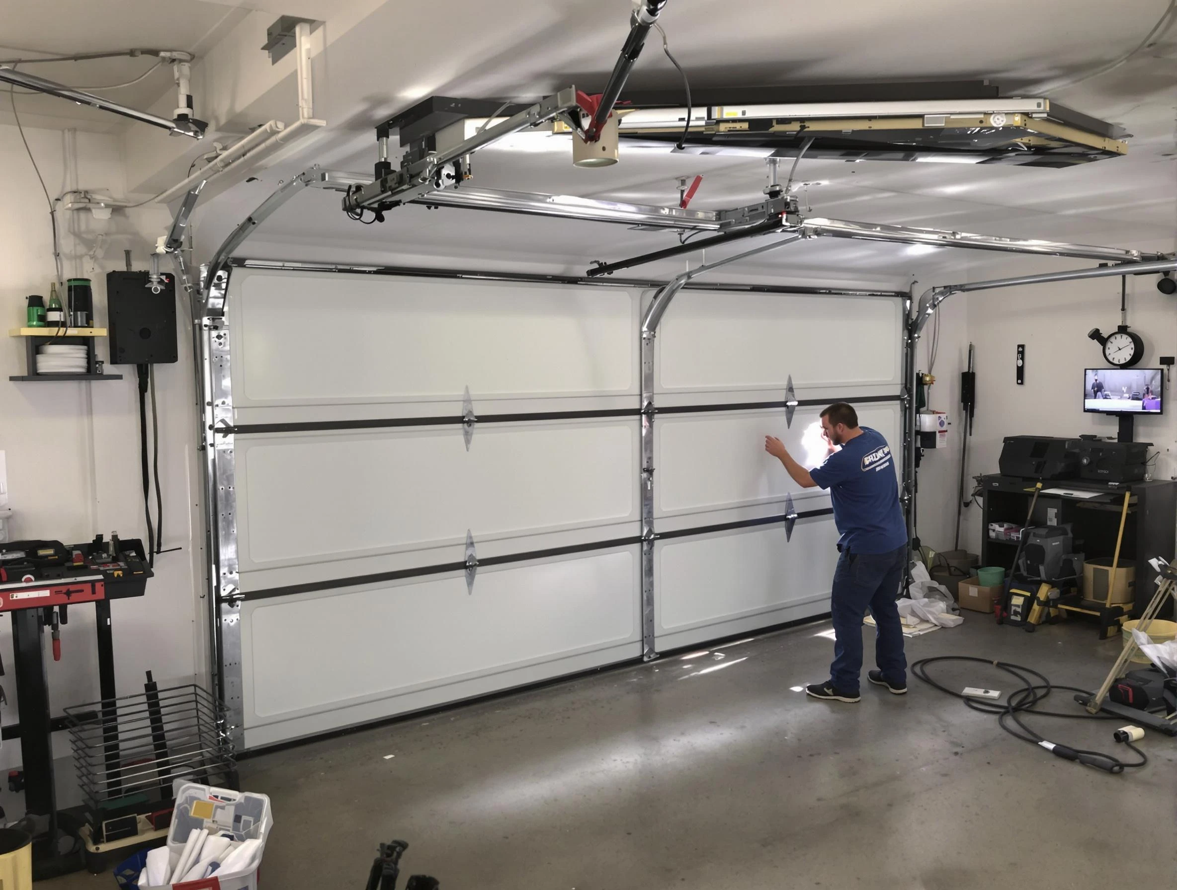 Professional garage door repair service by Belen Garage Door Repair in Belen