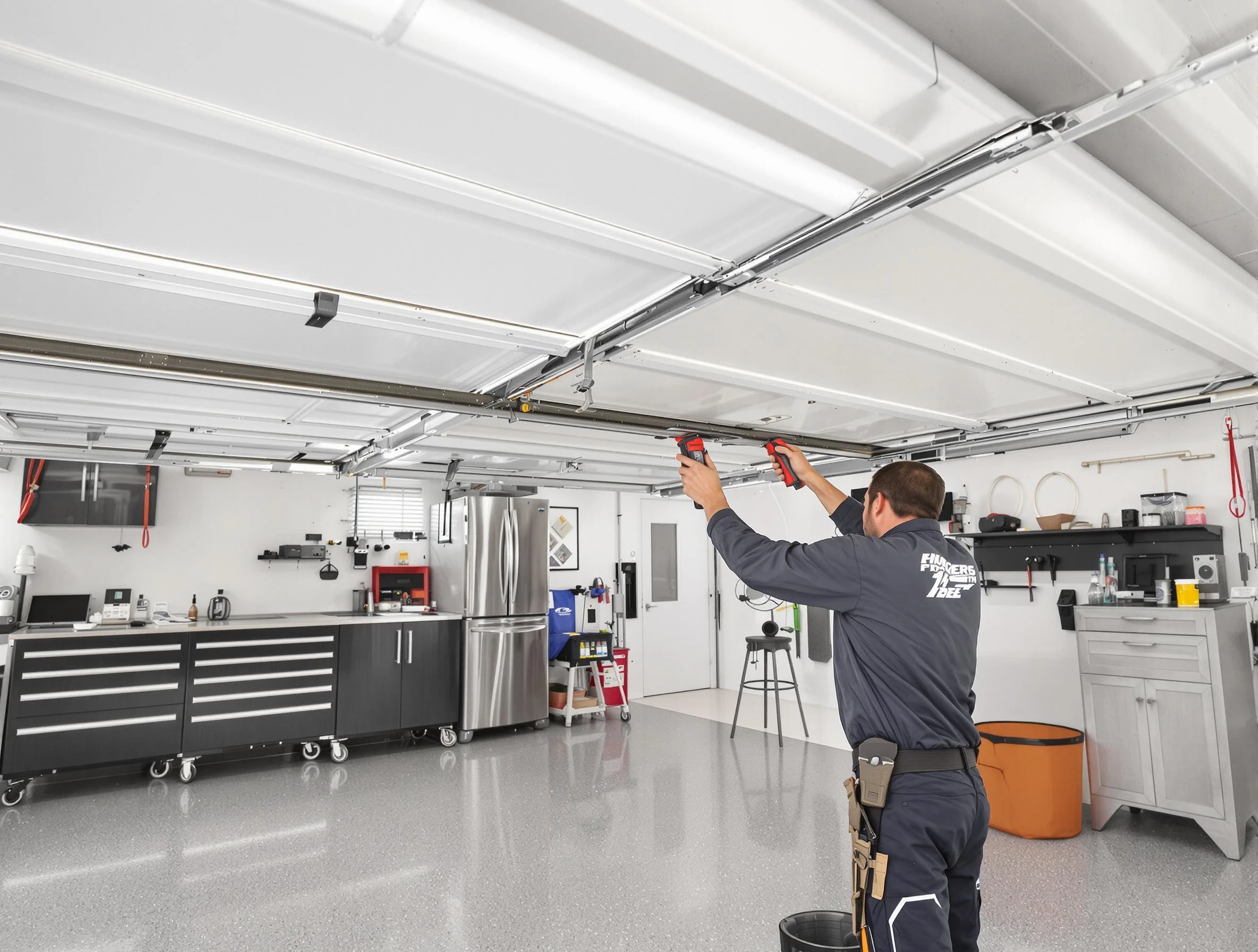 Overhead garage door repair service by Belen Garage Door Repair in Belen